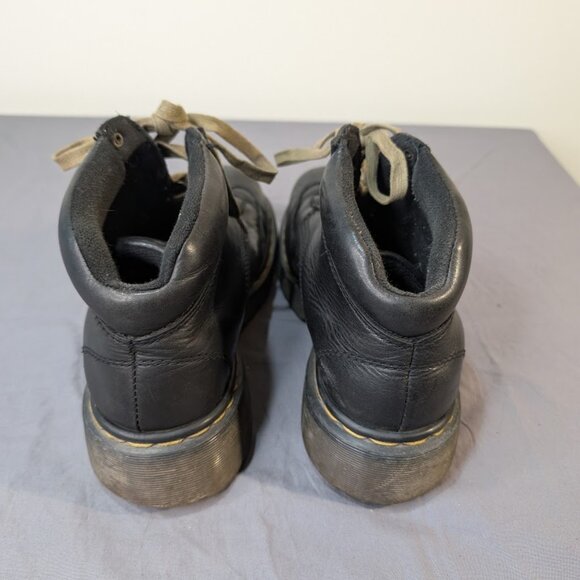 Vintage Dr. Martens Black Leather Lace Up Ankle Boots Men Size 9 Made England main image 9